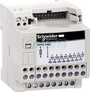 Modicon ABE7 elosztóblokk, Economy, HE10, 16 digitális csatorna, 1 sorkapocs/csatorna, Egyéb termékek, Schneider Electric, Kézi kapcsolókészülékek és jelzőkészülékek, Schneider Electric