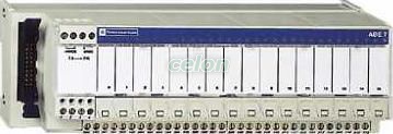 Modicon ABE7 elosztóblokk, fix SSR relés, 16be digitális csatorna, 2 sorkapocs/csatorna, PLC leválasztás, 48 VAC, Automatizálás és vezérlés, PLC és egyéb vezérlők, Modicon I / O interfész vezérlők, Schneider Electric