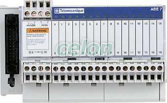 Modicon ABE7 elosztóblokk, fix 1NO EMR relés, 2A, 16ki digitális csatorna, Automatizálás és vezérlés, PLC és egyéb vezérlők, Modicon I / O interfész vezérlők, Schneider Electric