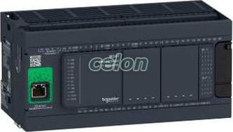 Modicon M241 gépvezérlő PLC, 40 I/O, relé kimenet, RS232/RS485, RS485, Ethernet Modbus TCP/IP, 100…230VAC, Automatizálás és vezérlés, PLC és egyéb vezérlők, Modicon, Schneider Electric