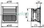 Ventilator 300M3/H 230V Ip54 NSYCVF300M230PF - Schneider Electric, Alte Produse, Schneider Electric, Accesorii tablouri și cofrete universale, Schneider Electric