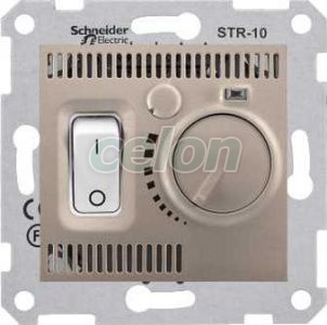 SEDNA Termostat 10A IP20 Titan SDN6000168 - Schneider Electric, Prize - Intrerupatoare, Gama Sedna - Schneider Electric, Sedna - Titan, Schneider Electric