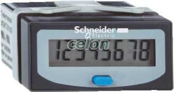 Számláló összegző LCD 8dig. akkumlátor XBKT81030U33E - Schneider Electric, Automatizálás és vezérlés, PLC és egyéb vezérlők, Interfész, mérő- és vezérlőrelék, Schneider Electric