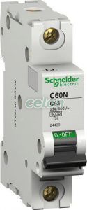 Schneider c60n kismegszakító 1p 25a 6ka c - 1 pólusú kismegszakítók - SE24405 - Schneider Electric, Moduláris készülékek, Kismegszakítók, Schneider Electric