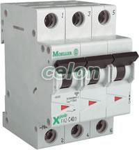 Kismegszakító 3P 80 A 6 kA C - Eaton, Moduláris készülékek, Kismegszakítók, Moeller