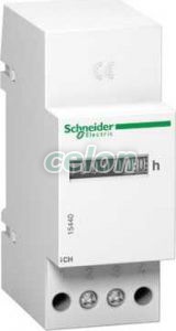 CH üzemóra számláló 220/240VAC, DIN, Moduláris készülékek, Sínre szerelhető mérőműszerek, Schneider Electric