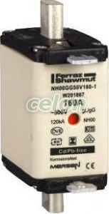 Biztosítóbetét 160A 500V AC DF2GN1161 - Schneider Electric, Automatizálás és vezérlés, Frekvenciaváltók, Hajtások, szervohajtások, Schneider Electric
