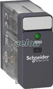 Zelio RXG Interfész relé, 2CO, 5A, 24VAC, LED, Automatizálás és vezérlés, PLC és egyéb vezérlők, Vezérlőmodulok - Zelio Logic, Schneider Electric