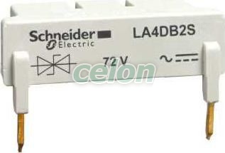 Schneider Electric - LA4DB3S - Tesys d - Mágneskapcsolók, Automatizálás és vezérlés, Védelmi relék és kontaktorok, Kontactor kiegészítők, Schneider Electric
