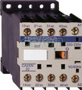 Segédkapcsoló 3 záró, 1 nyitó, AC, 50/60 Hz CA2KN31U7 - Schneider Electric, Automatizálás és vezérlés, Védelmi relék és kontaktorok, Védőrelék, Schneider Electric