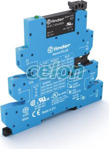 Interfaţă modulară cu releu static, tip MasterPLUS, borne cu surub, lăţime 6.2mm, intrare la (24...240V)c.c./c.a., circuitul de ieşire 1ND la 2A şi 230Vc.a. 393002408240-Finder, Alte Produse, Finder, Interfete Modulare Cu Relee, Interfete Modulare Cu Relee Tip Master-Seria 39, Finder