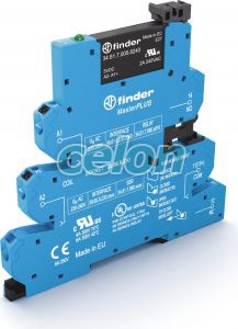 Interfaţă modulară cu releu static, tip MasterPLUS, borne Push-in, lăţime 6.2mm, intrare la (24...240V)c.a./c.c., circuitul de ieşire 1ND la 2A şi 230Vc.a. 396002408240-Finder, Alte Produse, Finder, Interfete Modulare Cu Relee, Interfete Modulare Cu Relee Tip Master-Seria 39, Finder