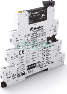 Interfaţă modulară cu releu static, tip MasterTIMER, circuit temporizare multifuncţiune încorporat, borne cu şurub, lăţime 6.2mm, intrare la 24Vc.a./c.c., circuitul de ieşire 1ND la 2A şi 24Vc.c. 398000249024-Finder, Alte Produse, Finder, Interfete Modulare Cu Relee, Interfete Modulare Cu Relee Tip Master-Seria 39, Finder