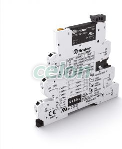 Interfaţă modulară cu releu static, tip MasterTIMER, circuit temporizare multifuncţiune încorporat, borne Push-in, lăţime 6.2mm, intrare la 12Vc.a./c.c., circuitul de ieşire 1ND la 2A şi 24Vc.c. 399000129024-Finder, Alte Produse, Finder, Interfete Modulare Cu Relee, Interfete Modulare Cu Relee Tip Master-Seria 39, Finder