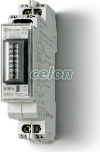 Fogyasztásmérő, 1F, 1Ke 7E1282300002-Finder, Egyéb termékek, Finder, Felügyeleti és Időzítőrelék, Elektronikus fogyasztásmérő - 7E Sorozat, Finder