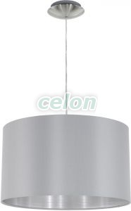 Csillár MASERLO 1x60 W Matt nikkel 31601   - Eglo, Világítástechnika, Beltéri világítás, Függesztékek, Eglo
