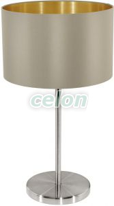 Asztali lámpa MASERLO 1x60 W Matt nikkel 31629   - Eglo, Világítástechnika, Beltéri világítás, Asztali és olvasó lámpák, Eglo