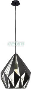 Pendul CARLTON 1 1x60W D:310mm 49255   - Eglo, Corpuri de Iluminat, Iluminat de interior, Lustre si Pendule, Eglo