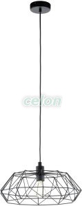 Pendul CARLTON 2 1x60W D:455mm 49487   - Eglo, Corpuri de Iluminat, Iluminat de interior, Lustre si Pendule, Eglo
