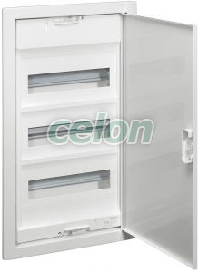 Flush 3X12 Full Metal Door 001443-Legrand, Egyéb termékek, Legrand, Energiaelosztási megoldások, Süllyesztett és falon kívüli kiselosztók, burkolatok és kiegészítők, Legrand