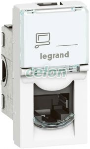 Rj45 C6A Stp Antimicr.Wh 076584-Legrand, Energiaelosztás és szerelés, Hang, adat és képátviteli rendszerek, Hang-, adat- és képátviteli rendszerek - Legrand, Legrand RJ45 csatlakozóaljzatok, Legrand