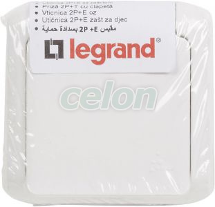 Switch 2W+2P+E F/B Scket White 782376-Legrand, Alte Produse, Legrand, Aparataje, Aparataje Forix IP44, Legrand