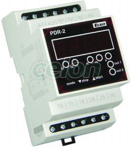Programmable digital relay, 2 relays in 1, 10 functions, output 2x16A, time 100h PDR-2B /230V -Elko Ep, Alte Produse, Elko Ep, Relee – dispozitive electronice, Relee de timp, Elko EP