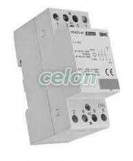 Contactor 4x25A VS425-04 230V AC/DC -Elko Ep, Alte Produse, Elko Ep, Relee – dispozitive electronice, Contactori pentru instalații, Elko EP