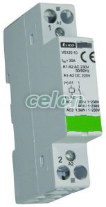 Contactor 1x20A VS120-10 230V AC/DC -Elko Ep, Alte Produse, Elko Ep, Relee – dispozitive electronice, Contactori pentru instalații, Elko EP