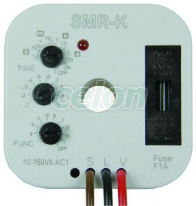 Super-multifunction relay, 9 functions, 3-wire connection works without NEUTRAL), triac output 10-160VA SMR-K -Elko Ep, Alte Produse, Elko Ep, Relee – dispozitive electronice, Relee de timp, Elko EP