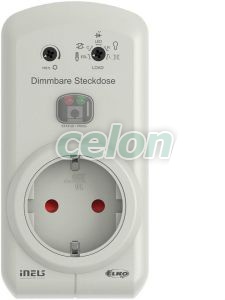 Dimming socket multifunction, Schuko type. RFDSC-71_Schuko -Elko Ep, Alte Produse, Elko Ep, iNELS RF Control >Wireless control, Întrerupătoare, Elko EP