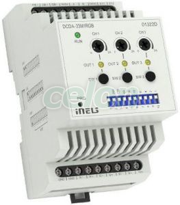 Dimming 3-channel actuator DCDA-33M/RGB -Elko Ep, Alte Produse, Elko Ep, Inels Sisteme inteligente rezidențiale și industriale, Unitate tactilă de control, Elko EP