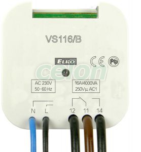 Power relay 1x16A, AC 230V VS116B/230 -Elko Ep, Alte Produse, Elko Ep, Relee – dispozitive electronice, Relee auxiliare, Elko EP