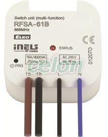 switch, 6 function RFSA-61B/230V -Elko Ep, Alte Produse, Elko Ep, iNELS RF Control >Wireless control, Întrerupătoare, Elko EP