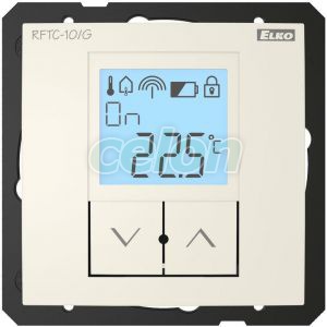 Temperature regulator - extension for RF Touch RFTC-10/G_ ivory -Elko Ep, Alte Produse, Elko Ep, iNELS RF Control >Wireless control, Controlul temperaturii, Elko EP