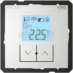 Temperature regulator - extension for RF Touch RFTC-10/G_ aluminium -Elko Ep, Alte Produse, Elko Ep, iNELS RF Control >Wireless control, Controlul temperaturii, Elko EP