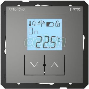 Temperature regulator - extension for RF Touch RFTC-10/G grey -Elko Ep, Alte Produse, Elko Ep, iNELS RF Control >Wireless control, Controlul temperaturii, Elko EP