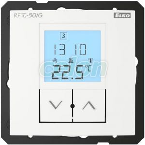 RFTC-50/G/TBR Digitális hőmérséklet szabályzó, fehér, Egyéb termékek, Elko Ep, iNELS RF Control >Wireless control, Hőmérséklet szabályozás, Elko EP