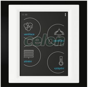 Wireless touch unit - for surface mounting RF Touch-W_black/white/ivory -Elko Ep, Alte Produse, Elko Ep, iNELS RF Control >Wireless control, Unități tactile de control fără fir RF Touch, Elko EP