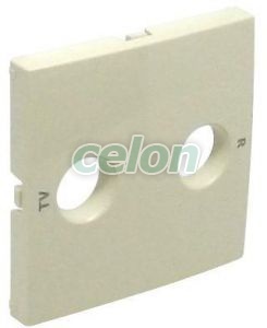 Cover plate for R-TV sockets 90776 TMF - ivory -Elko Ep, Alte Produse, Elko Ep, Logus90 Aparataje, Clapete, Elko EP