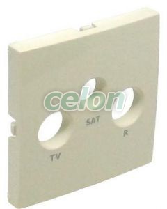 Cover plate for R-TV-SAT sockets 90775 TMF - ivory -Elko Ep, Alte Produse, Elko Ep, Logus90 Aparataje, Clapete, Elko EP