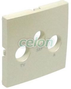 Cover plate for R-TV-SAT sockets 90775 TPE - pearl -Elko Ep, Alte Produse, Elko Ep, Logus90 Aparataje, Clapete, Elko EP