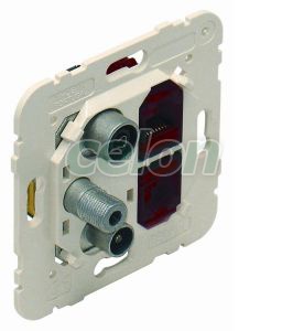 Multimedia socket R-TV-SAT 2x RJ45 Cat.6 UTP 21546 -Elko Ep, Alte Produse, Elko Ep, Logus90 Aparataje, Prize, Elko EP
