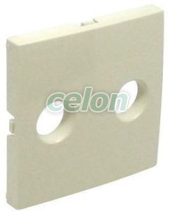 Cover plate for screw term loudspeaker socket 90713 TMF - ivory -Elko Ep, Alte Produse, Elko Ep, Logus90 Aparataje, Clapete, Elko EP