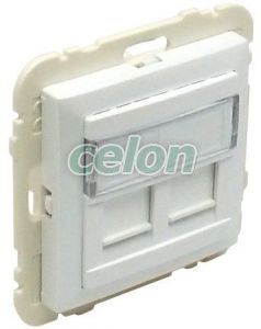 Cover double data socket (for RJ45 connectors) 90442 SGE -Elko Ep, Alte Produse, Elko Ep, Logus90 Aparataje, Clapete, Elko EP