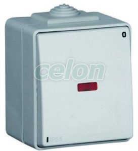 2-pole switch 2 with signal LED 48023 CCZ -Elko Ep, Alte Produse, Elko Ep, Logus90 Aparataje, Seria 48 (IP65), Elko EP