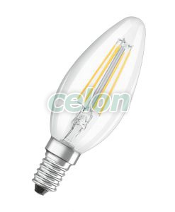 Bec Led Forma Lumanare LED Retrofit CLASSIC B 4W E14 Alb Cald 4052899941557 - Osram, Surse de Lumina, Lampi si tuburi cu LED, Becuri LED forma lumanare, Osram