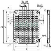 Placa Montaj Telequick 600X800 NSYMR68 - Schneider Electric, Alte Produse, Schneider Electric, Accesorii tablouri și cofrete universale, Schneider Electric