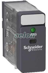 Zelio RXG Interfész relé, 1CO, 10A, 24VAC, LED, Automatizálás és vezérlés, PLC és egyéb vezérlők, Vezérlőmodulok - Zelio Logic, Schneider Electric