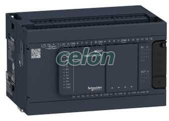 Modicon M241 gépvezérlő PLC, 24 I/O, relé kimenet, RS232/RS485, RS485, 100…230VAC, Automatizálás és vezérlés, PLC és egyéb vezérlők, Modicon, Schneider Electric